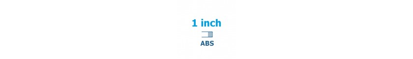 1 inch ABS